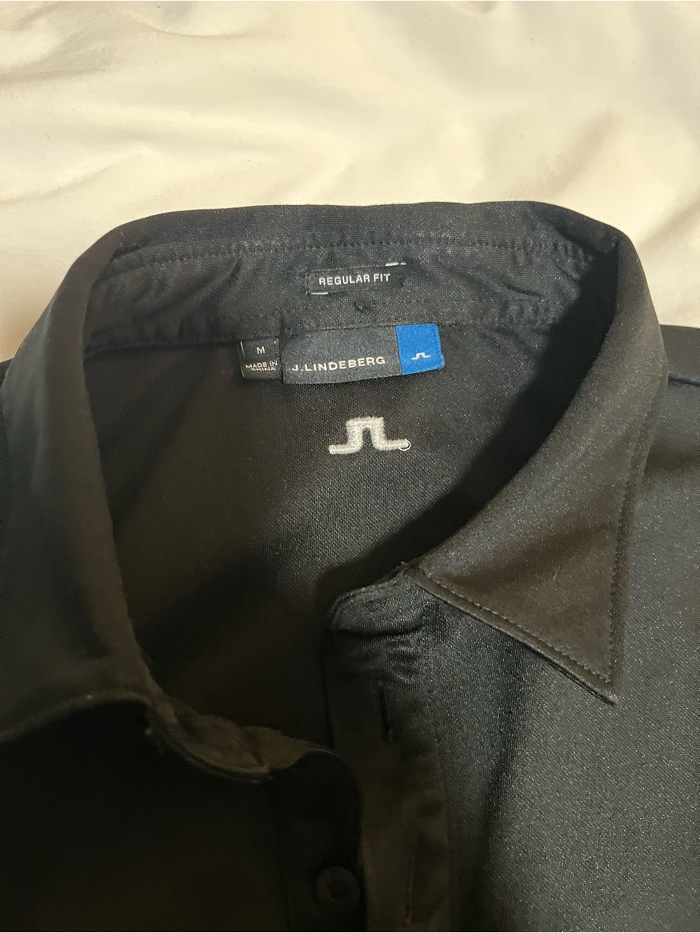 J.Lindeberg Men's Black Lightweight Shirt Jacket
